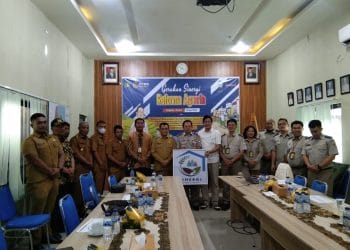 Pj. Bupati Langkat Zoom Meeting Bersama  Dirjen Penataan Agraria Kementrian ATR/BPN RI