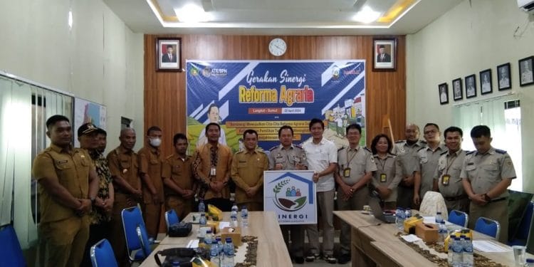 Pj. Bupati Langkat Zoom Meeting Bersama  Dirjen Penataan Agraria Kementrian ATR/BPN RI