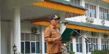 Apel Gabungan Senin, Pj.Bupati Langkat Prioritaskan K3 Bagi Dunia Kerja