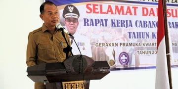 Hadiri Rakercab ke IV Pramuka, Sekda Langkat Sampaikan Pesan Pj Bupati Langkat Untuk Kwarcab Langkat