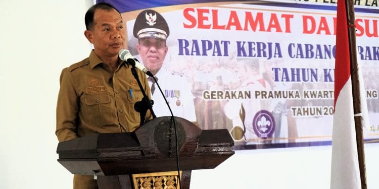 Hadiri Rakercab ke IV Pramuka, Sekda Langkat Sampaikan Pesan Pj Bupati Langkat Untuk Kwarcab Langkat