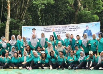 Pj Ketua TP.PKK Langkat Ny. Retno Faisal Hasrimy Ikuti Pelatihan dan Peringatan HKG PKK Tahun 2024