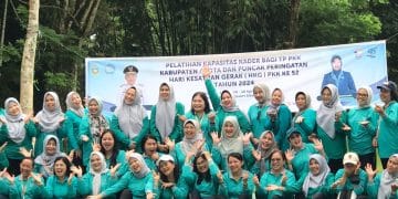 Pj Ketua TP.PKK Langkat Ny. Retno Faisal Hasrimy Ikuti Pelatihan dan Peringatan HKG PKK Tahun 2024