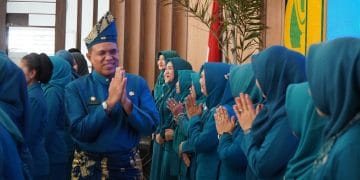 Pj Bupati Langkat Kukuhkan Pengurus Tim Penggerak PKK Kabupaten Langkat 2024