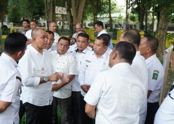 Pj Bupati Langkat Faisal Hasrimy Start Bangun Ruang Terbuka Hijau di 10 Kecamatan se-Kabupaten Langkat 