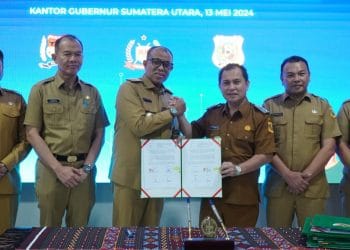 Pj Bupati Langkat Faisal Hasrimy Jalin Kerjasama  dengan Kabupaten Karo dan  Dairi 