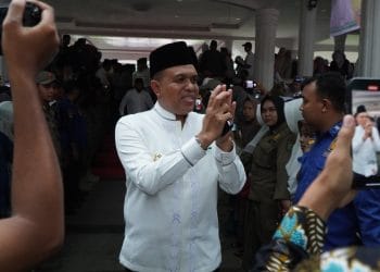 Pj Bupati Langkat H.M.Faisal Hasrimy Lepas 462 Jemaah JCH Kabupaten Langkat
