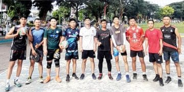 HUT Kota Binjai ke-152 Tahun, SMSI Joging dan Latihan Bola Voli Bersama Masyarakat 
