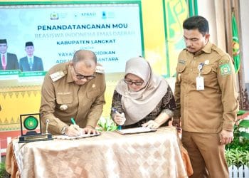 PJ. Bupati Langkat Tandatangani MoU Kerjasama dengan Yayasan Adihulung Pendidikan Nusantara