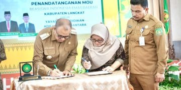 PJ. Bupati Langkat Tandatangani MoU Kerjasama dengan Yayasan Adihulung Pendidikan Nusantara