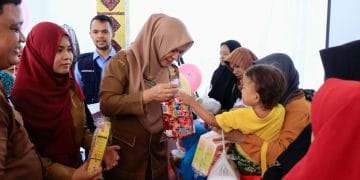 Peresmian Kick Off Intervensi Serentak Pencegahan Stunting Oleh Pj. Gubernur Sumut Berserta Pj Ketua TP. PKK Sumut