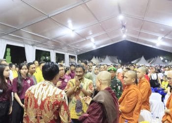 Hadiri Perayaan Waisak, Wali Kota Binjai Mengajak Bersama Membangun Binjai Lebih Baik