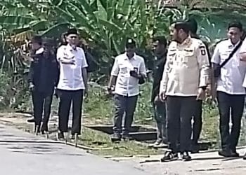 Walikota Dumai Tinjau Aktivitas Proyek Peningikatan Ruas Jl Sadar