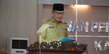 Sekda Amril wakili Pj Bupati Langkat bacakan Pertanggungjawaban Bupati di DPRD