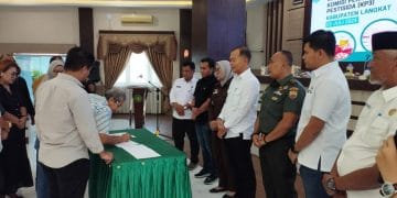 Pj. Bupati Langkat buka High Level Meeting TPID dan Rakor KP3 Kabupaten Langkat