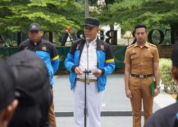 Pj Bupati Langkat Lepas 76 Atlet Kabupaten Langkat Ikuti Popprovsu