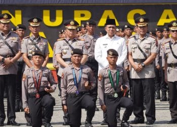 Pj. Bupati Langkat Faisal Hasrimy Berikan Pesan kepada para Siswa Bintara Polri Gel.I T.A 2024