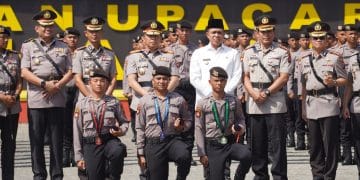 Pj. Bupati Langkat Faisal Hasrimy Berikan Pesan kepada para Siswa Bintara Polri Gel.I T.A 2024