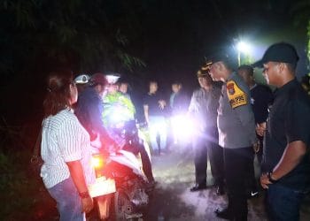 Malam-malam, Kapolres Binjai Ikut Berpatroli Guna Ciptakan Keamananan