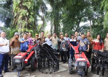 Wali Kota Binjai Serahkan Alat Mesin Pertanian Untuk Kelompok Tani