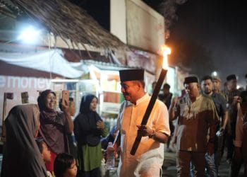 Pawai Obor dan Drumband Dalam Rangka Semarakkan Tahun Baru Islam 1 Muharram 1446 H