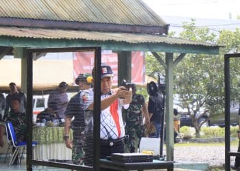 Wali Kota Binjai Silaturahmi dan Latihan Menembak Bersama Perbakin