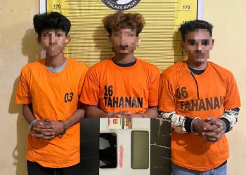 Tiga Sekawan Ngedarkan Ekstasi Ditangkap Polisi Binjai