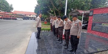 Kapolres Binjai Tegur Anggota Malas Ikut Apel