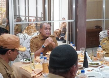 Pj Bupati Langkat Terima Audiensi Dari Kecamatan Tanjung Pura, Desa Teluk Bakung