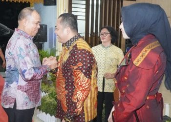 Hadiri Pisah Sambut Kapolres Langkat, Pj Bupati Langkat Faisal Hasrimy: Mari Bangun Langkat Lebih Baik
