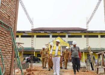 Pj Bupati Langkat Faisal Hasrimy Tinjau Persiapan Langkat Hadapi PON XII Aceh -Sumut 2024