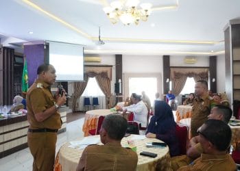 Pj Bupati Langkat Dorong Sinergitas antar OPD dalam Evaluasi Penurunan Stunting 2024