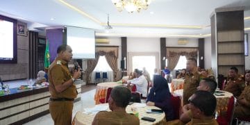 Pj Bupati Langkat Dorong Sinergitas antar OPD dalam Evaluasi Penurunan Stunting 2024