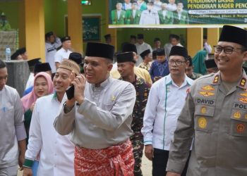 Pj. Bupati Langkat H.M.Faisal Hasrimy membuka Pendidikan Kader Penggerak NU Angkatan I di Sei Lepan