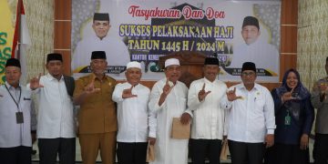 Tasyakuran Penyelenggaraan Haji 2024: Pj. Bupati Langkat doakan Semua Jemaah Haji Mabrur