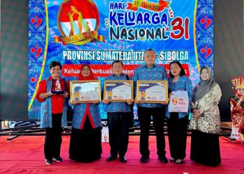 Puncak Peringatan Ke- 31 Hari Keluarga Nasional Provinsi Sumut, Pemko Binjai Raih Berbagai Penghargaan