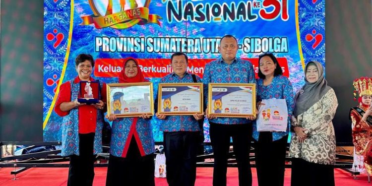 Puncak Peringatan Ke- 31 Hari Keluarga Nasional Provinsi Sumut, Pemko Binjai Raih Berbagai Penghargaan