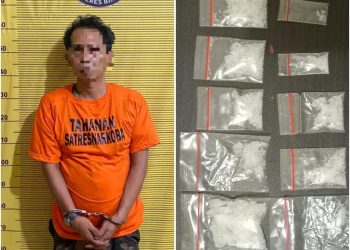 10 Paket Sabu Gagal Beredar di Binjai, Seorang Pelaku Ditangkap