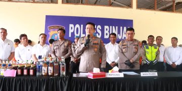 Hasil Operasi Patuh Toba Dan Pekat Toba 2024, Polres Binjai Gelar Press Release