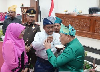 Wali Kota Binjai Hadiri Rapat Paripurna DPRD, Sekaligus Mendengarkan Pidato Presiden Secara Live Streaming