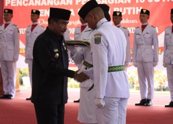 Kukuhkan 68 Anggota Paskibraka, Wali Kota: Kalian Adalah Putra-Putri Terbaik Kota Binjai