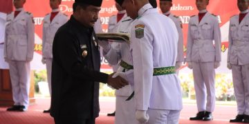 Kukuhkan 68 Anggota Paskibraka, Wali Kota: Kalian Adalah Putra-Putri Terbaik Kota Binjai