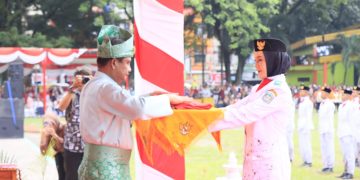 Semangat Kemerdekaan Membara di Lapangan Merdeka Binjai, Wali Kota Pimpin Upacara HUT Ke-79 RI