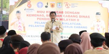 Pelantikan Dewan Kerja Pramuka Penegak dan Pramuka Pandega Kwartir Cabang Kota Binjai