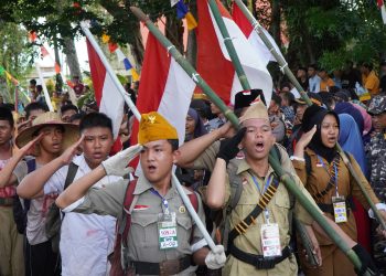 Pj. Bupati Langkat di wakili Sekda Amril hadiri BBH ke – 77: Songsong Semangat Nusantara Baru, Menuju Indonesia Maju