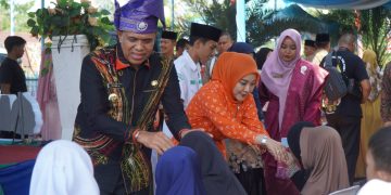 Pj. Bupati Langkat Faisal Hasrimy Resmi Buka MTQ ke-57 dan Hari Jadi Desa Teluk Bakung ke-96