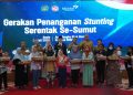 Pj. Bupati Langkat Ikuti Gerakan Penanganan Stunting Serentak se-Sumut, Wujudkan Generasi Emas