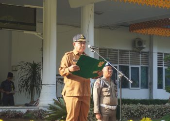 Pj. Bupati Langkat Faisal Hasrimy Fokus pada Program Pariwisata dan Kebudayaan Dalam Amanat Apel Gabungan
