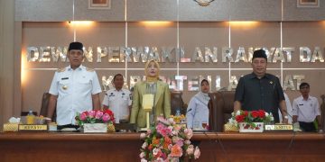 Pj. Bupati Langkat Faisal Hasrimy hadiri Rapat Paripurna DPRD, Tandatangani Nota Kesepakatan Perubahan APBD 2024