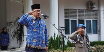 Pj. Bupati Langkat Ajak ASN Tingkatkan Kualitas Layanan Publik dalam Upacara Hari Kesadaran Nasional